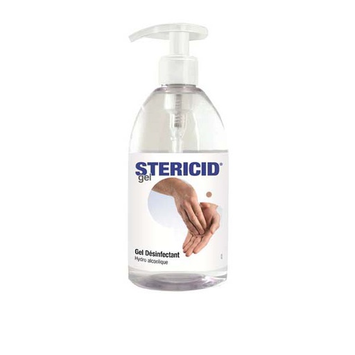 [DSARGS00001] Gel hydroalccolique désinfectant STERICID - Flacon Pompe de 500ml