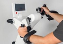 Poignées tétraplégique avec support avant bras flexible et système de changement rapide pour MOTOmed
